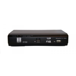 Ψηφιακός Δέκτης / Αποκωδικοποιητής HR D102 DVB-T SD