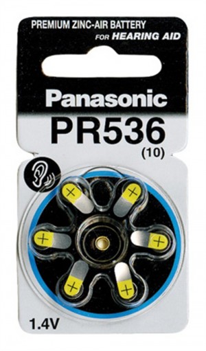 Panasonic μπαταρίες 1.4V Α10 για ακουστικά βαρηκοΐας 6τμχ