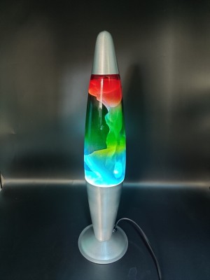 Lava lamp με πολύχρωμα σχήματα