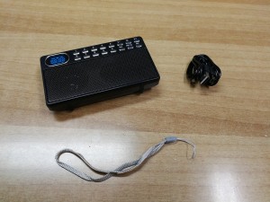 Multimedia φορητό ραδιόφωνο / MP3 player με USB, microSD & ξυπνητήρι