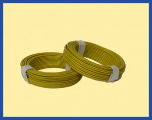 SOLID CORE WIRE 10m YELLOW