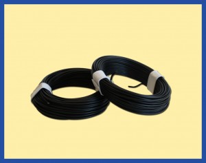 SOLID CORE WIRE 10m BLACK