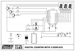 IT No.1183 ΨΗΦΙΑΚΟΣ ΑΠΑΡΙΘΜΗΤΗΣ (COUNTER) ΜΕ 3 DISPLAYS