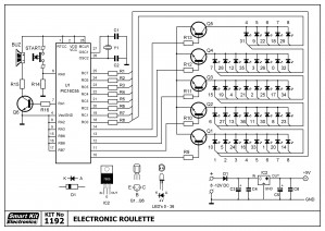 KIT No.1192 Ηλεκτρονικη Ρουλέτα