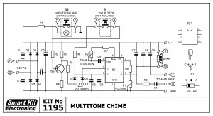 KIT No.1195 Ηλεκτρονικό Κουδούνι