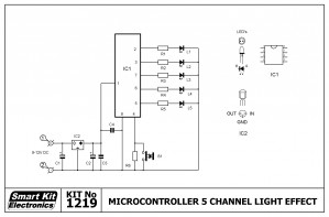 KIT No.1219 ΤΡΕΧΑΝΤΗΡΙ ΜΕ 5 ΕΞΟΔΟΥΣ LED