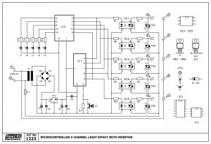 KIT No.1223 ΤΡΕΧΑΝΤΗΡΙ ΜΕ 5 ΕΞΟΔΟΥΣ TRIAC