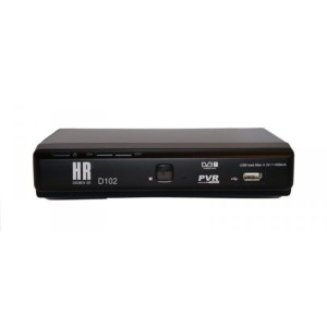 Ψηφιακός Δέκτης / Αποκωδικοποιητής HR D102 DVB-T SD