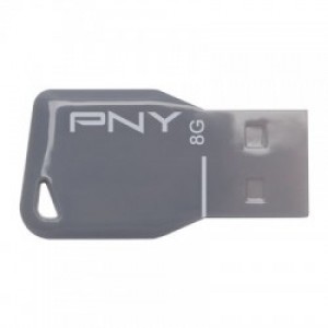 PNY USB STICK 8GB KEY GREY
