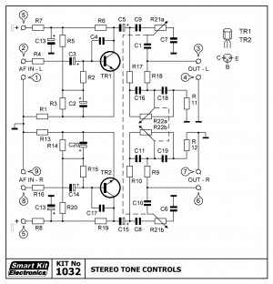 KIT No.1032 Stereo Tone Controls