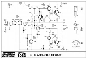 KIT No.1033 Ενισχυτής Hi-Fi 60 W