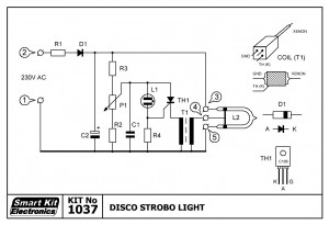 KIT No.1037 Disco Strobo Light