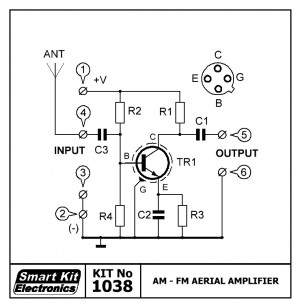 KIT No.1038 Am-Fm Aerial Amplifier