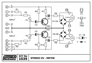 KIT No.1039 Stereo Vu - Meter  