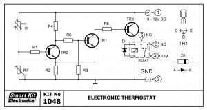 KIT No.1048 ΗΛΕΚΤΡΟΝΙΚΟΣ ΘΕΡΜΟΣΤΑΤΗΣ