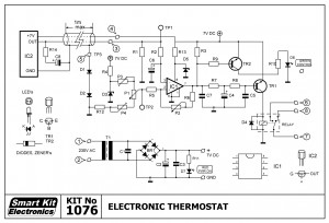 KIT No.1076 ΗΛΕΚΤΡΟΝΙΚΟΣ ΘΕΡΜΟΣΤΑΤΗΣ