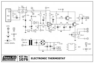 KIT No.1076 ΗΛΕΚΤΡΟΝΙΚΟΣ ΘΕΡΜΟΣΤΑΤΗΣ