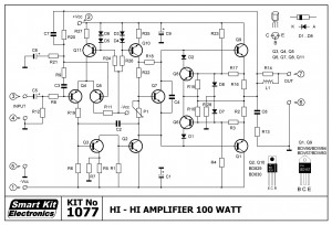 KIT No.1077 ΕΝΙΣΧΥΤΗΣ Hi-Fi 100 Watts