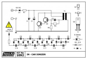 KIT No.1092 Ιονιστής Αυτοκινήτου