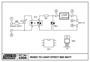 KIT No.1006 Φωτορυθμικό 800W