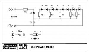 KIT No.1103 POWER METER ME LED