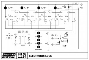 KIT No.1114 Ηλεκτρονική Κλειδαριά