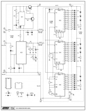 KIT No.1120 ΑΝΑΛΟΓΙΚΟ ΣΤΡΟΦΟΜΕΤΡΟ ΜΕ LEDs