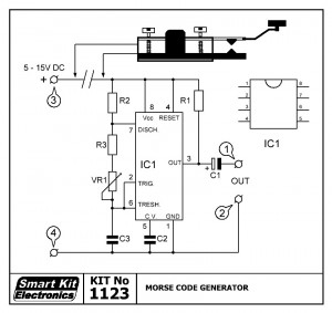 KIT No.1123 ΓΕΝΝΗΤΡΙΑ ΣΗΜΑΤΩΝ MORSE