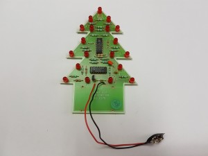 KIT No.1175 Christmas Tree With Led - Μονταρισμένο